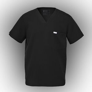 Figs Men Black Scrub top